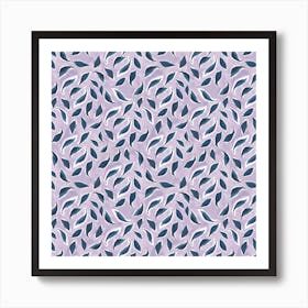 Lilac Leaves Art Print