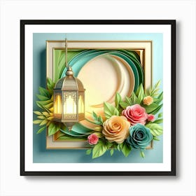 Islamic Ramadan Background 9 Art Print