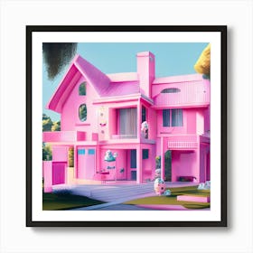 Barbie Dream House (314) Art Print