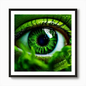 Green Eye 4 Art Print