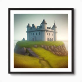 Castle On A Hill 9 Art Print