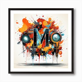 Letter M 1 Art Print