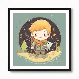 Little Explorer Art Print