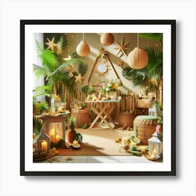 Tropical Setting Art Print