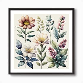 Fragrant Garden Art Print