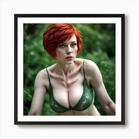 Red Hair Tess Synthesis - One Art Print