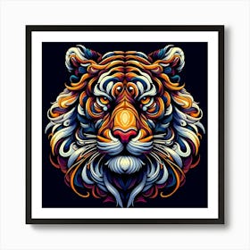 Creative Wild Animal Representation 16 Art Print