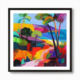 Abstract Travel Collection Nicaragua 2 Art Print