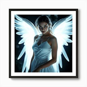 Angel In Glow - Diverse Art Illustration 76 Art Print