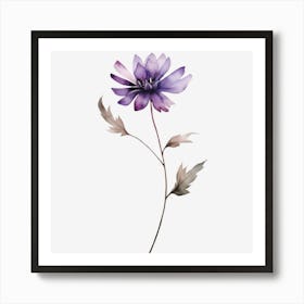 Purple Flower Art Print