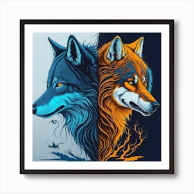 Wolf 3 Art Print