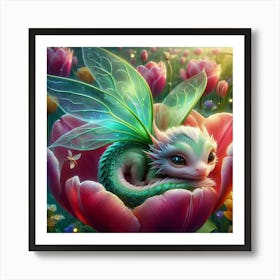 The Sleepy Dragon 3 Art Print