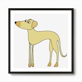 Greyhound Dog Art Print