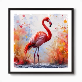 Flamingo 8 Art Print