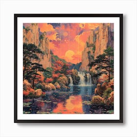 Asian Landscape 1 Art Print