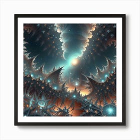 In The Middle Of A Fractal Universe 23 Art Print
