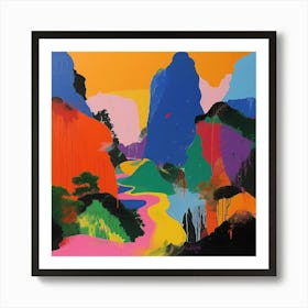 Abstract Travel Collection Laos 1 Art Print