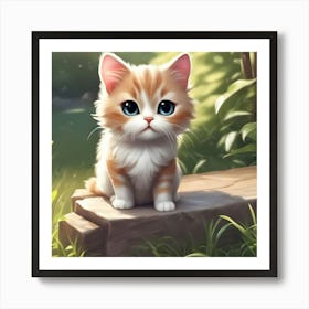 Cute Kitten 22 Art Print