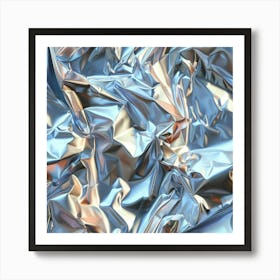 Metallic Foil Background 3 Art Print