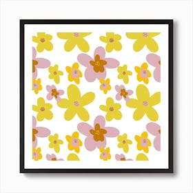 Yellow Flowers Art Print