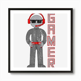 Gamer Boys Gift For The Best Video Game Player Art Print