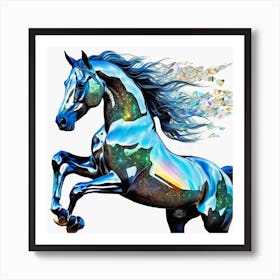 Horse In The Sky Art Print