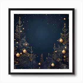Elegant Christmas Design Series069 Art Print