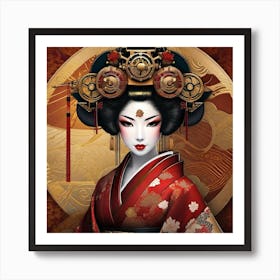 Geisha 153 Art Print