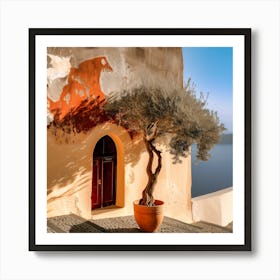 Olive Tree In Late Afternoon (II) Art Print