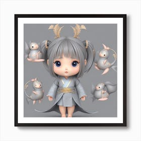 Chinese Girl 2 Art Print