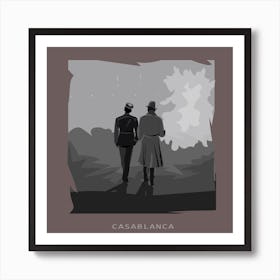 Casablanca Pop Art Art Print