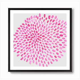 Pink Burst Art Print