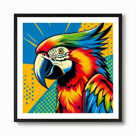 Pop Parrot Art Print