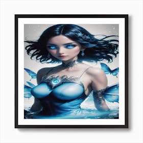 Blue Fairy Art Print