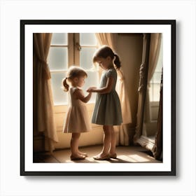 Little Girls Art Print