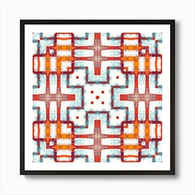 Ethnic Pattern Abstraction From Lines 1 Art Print