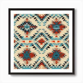 Navajo Southwestern Pattern 5 Art Print
