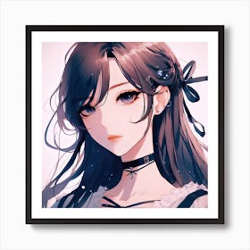 Anime Girl (49) Art Print