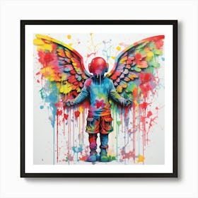 Angel Wings 3 Art Print