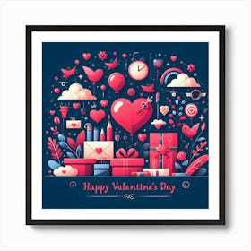 Happy Valentine'S Day Art Print