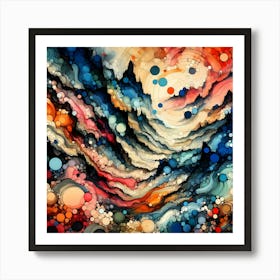 Creative Abstract Visual 54 Art Print