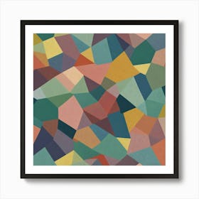 Abstract Geometric Pattern 22 Art Print