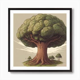 sad tree Art Print