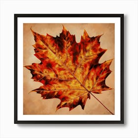 Autumn Leaf 1 Art Print