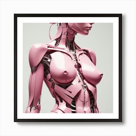 Default Deconstructed Body Detail Pink Art Print 0 Art Print