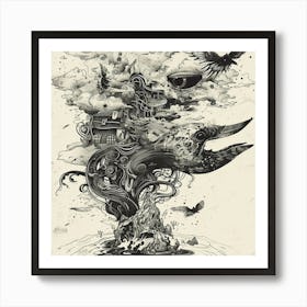 Doodles By Daniel Art Print