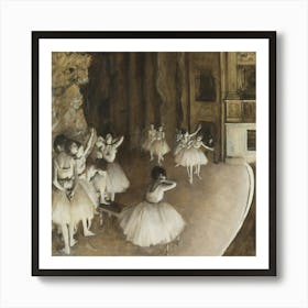 Ballet Dancers 2 Art Print