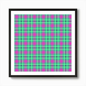 Plaid Fabric 200 Art Print