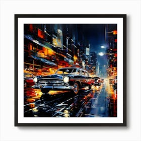 Night In The City Art Print