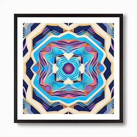 Abstract Psychedelic Pattern 10 Art Print